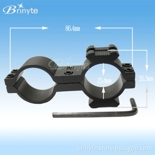 Brinyte QQ004 25.40mm Aluminum Hunting Adjustable Scope Mounts